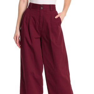 Madewell High Waist Crop Wide Leg Pants NWOT